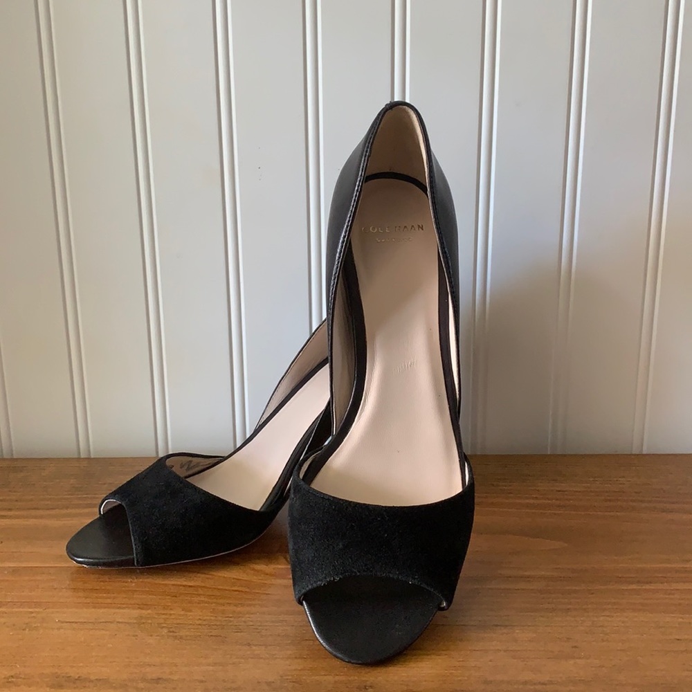 Cole Haan Antonia D’Orsay peep toe pump